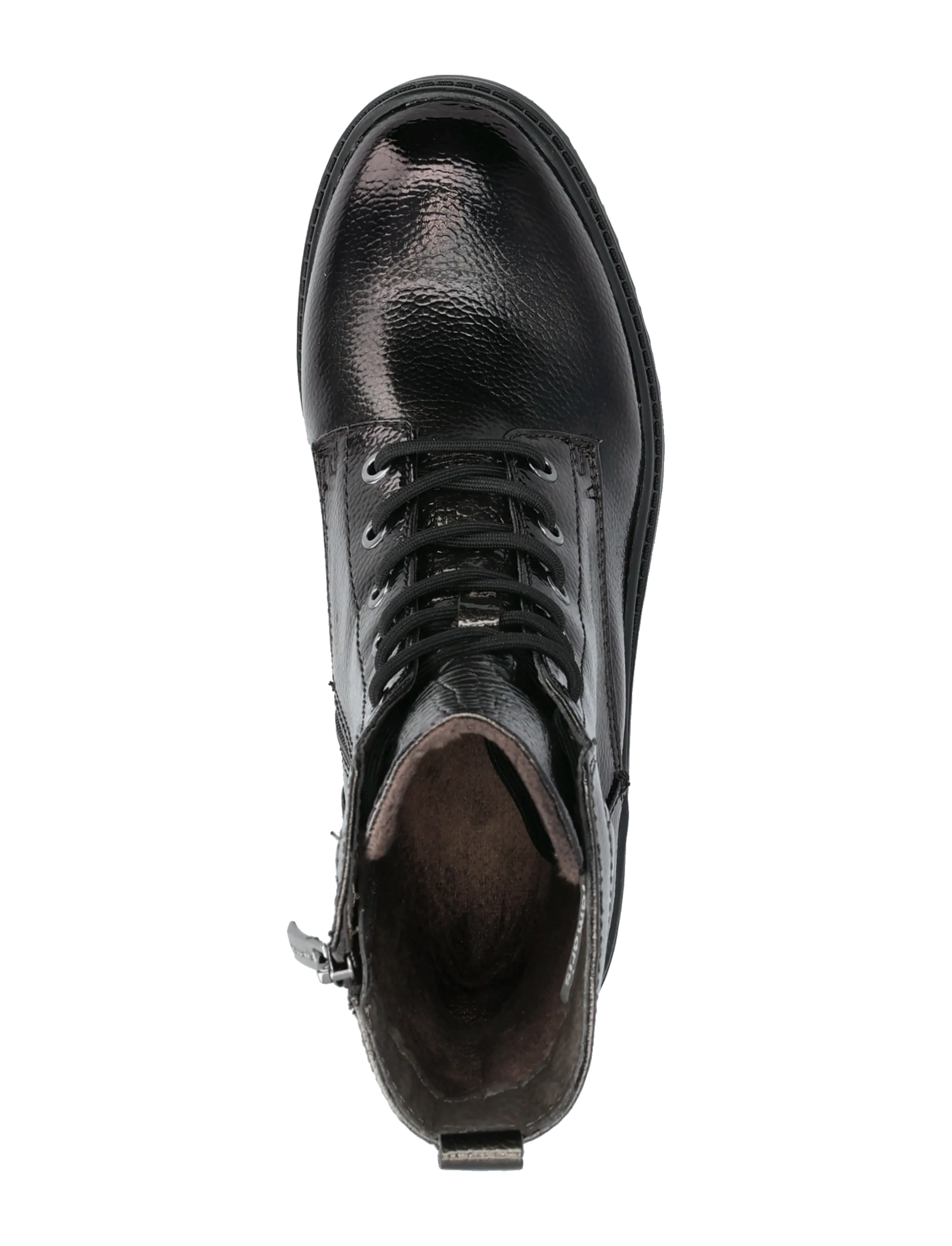 Tamaris - Women Boots - paeltega saapad - anthracite patent - 3