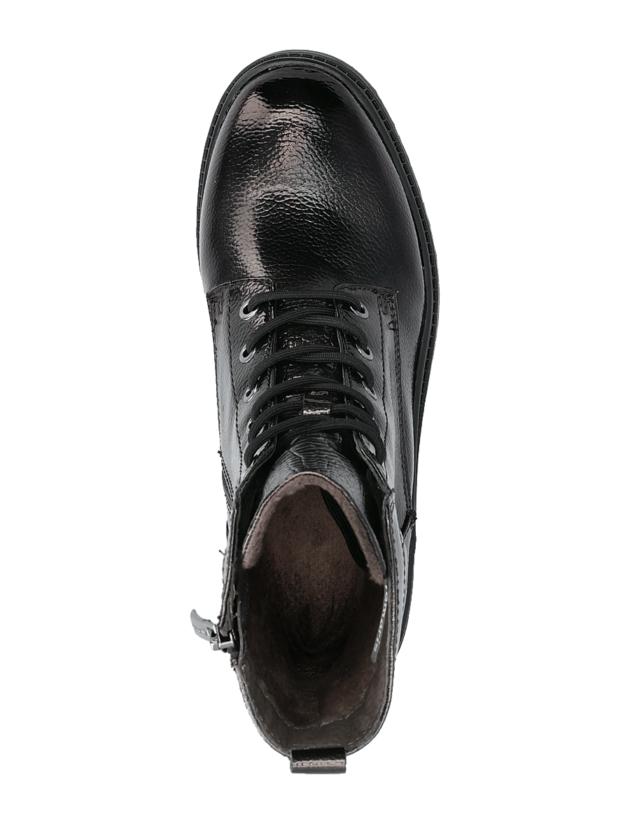 Tamaris - Women Boots - paeltega saapad - anthracite patent - 3