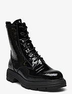 Women Boots - BLACK PATENT STRUCTURE