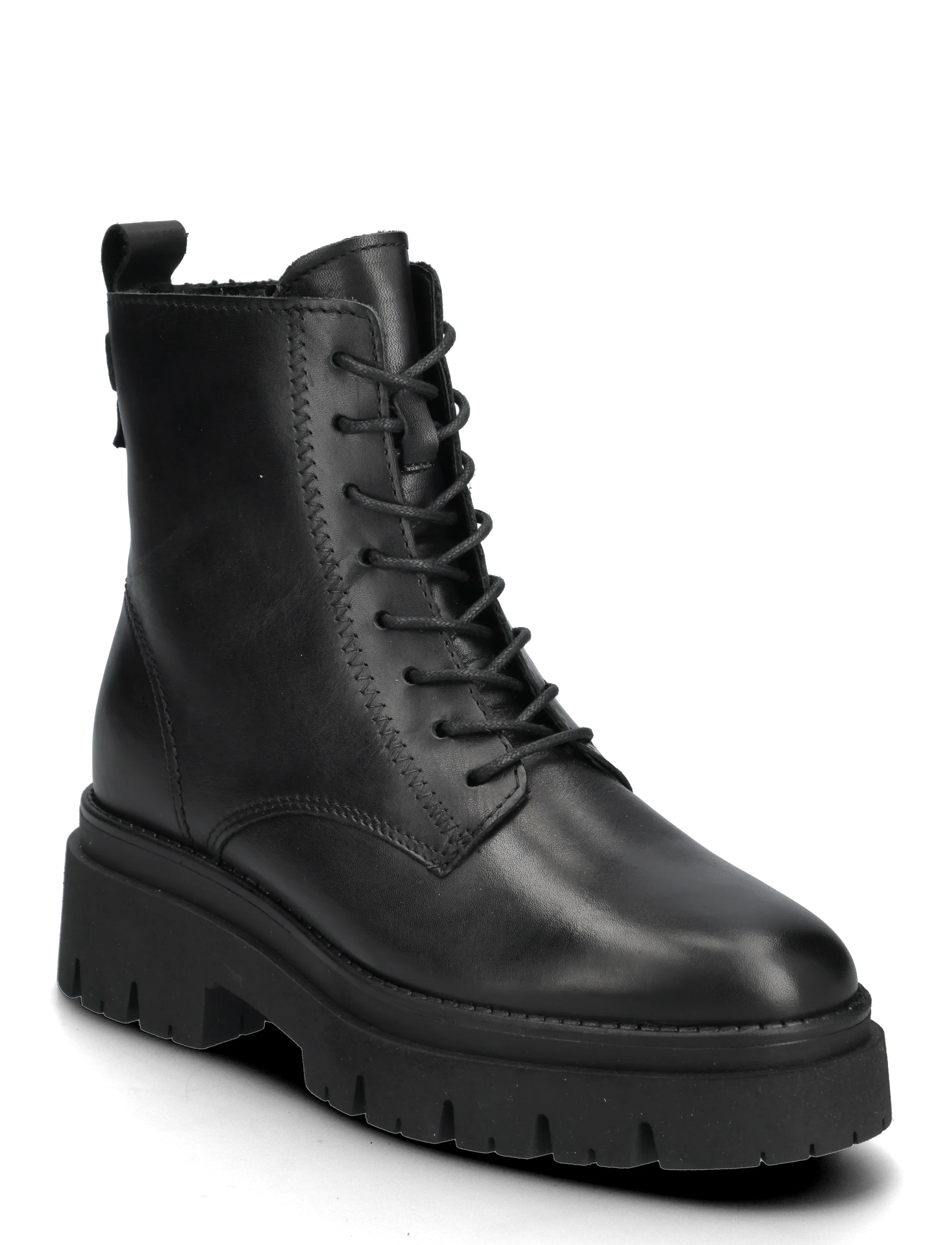 Tamaris Women Boots, Kvinder, Snørestøvler, Sort, Str: 40