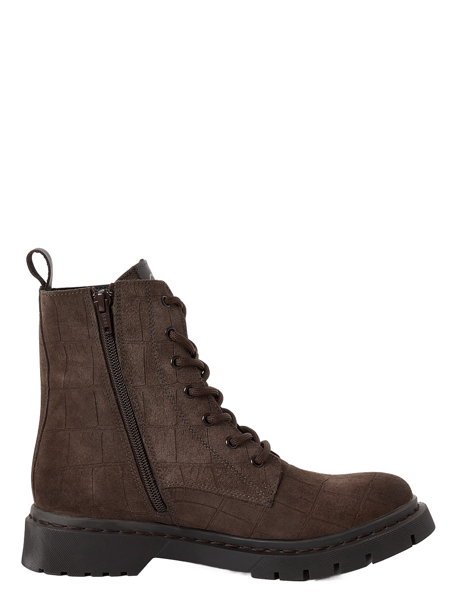Tamaris - Women Boots - geschnürte stiefel - mocca croco - 2