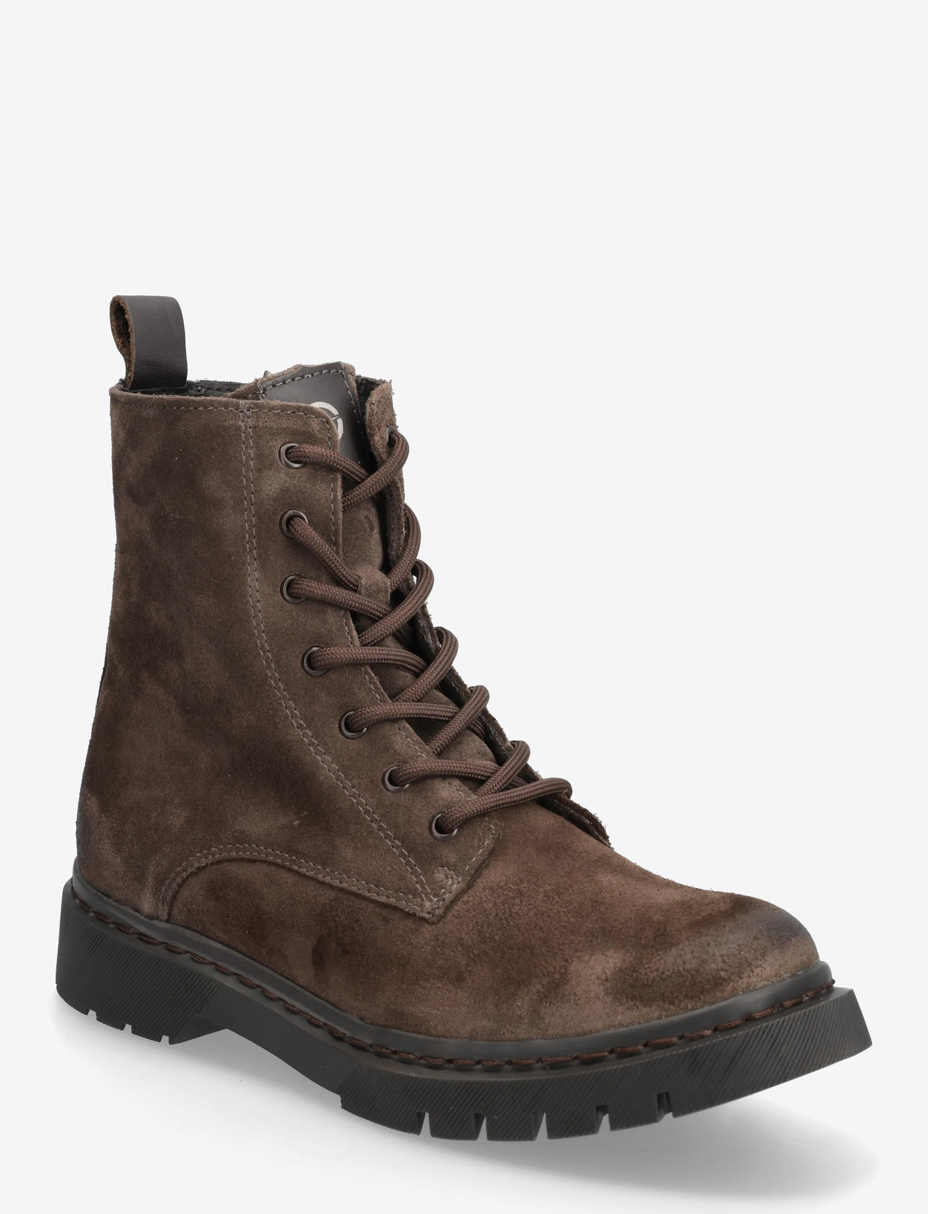 Tamaris - Women Boots - laced boots - mocca suede - 0