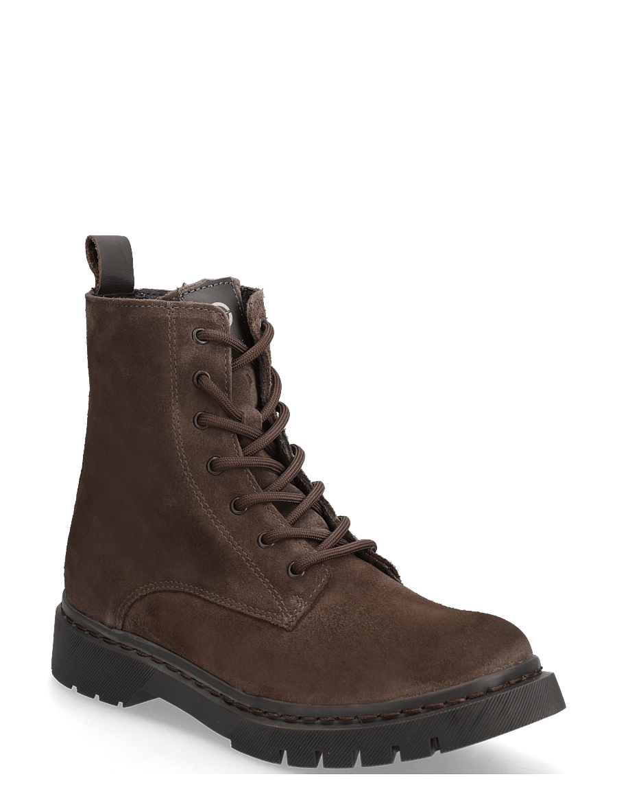 Tamaris - Women Boots - geschnürte stiefel - mocca suede - 0