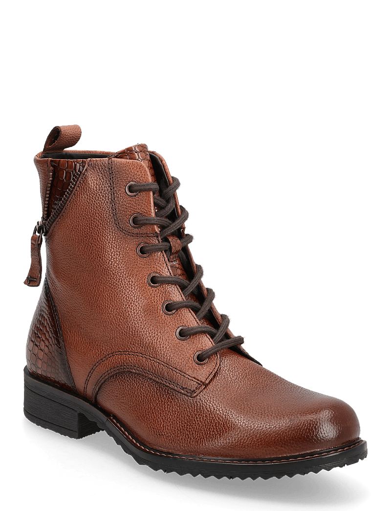 Tamaris - Women Boots - flache stiefeletten - cognac - 0