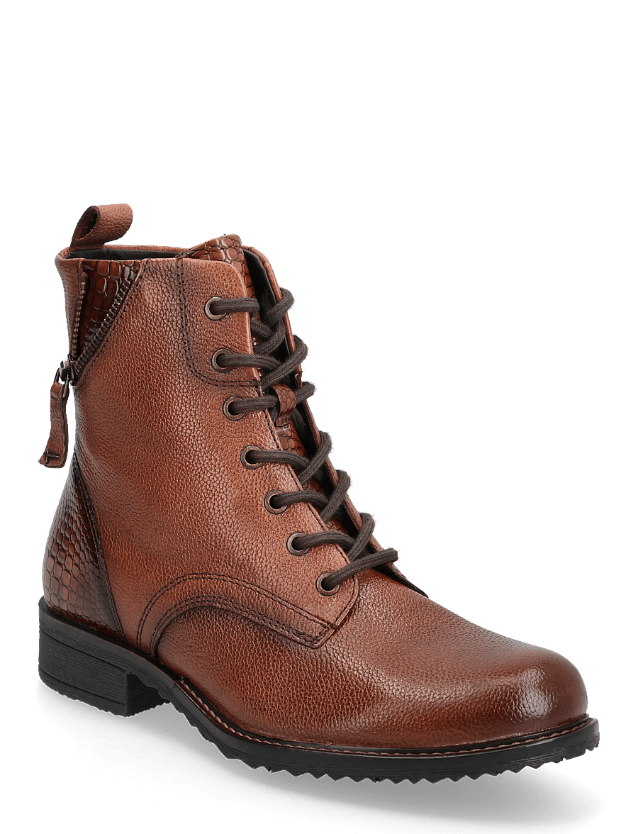 Tamaris - Women Boots - flache stiefeletten - cognac - 0