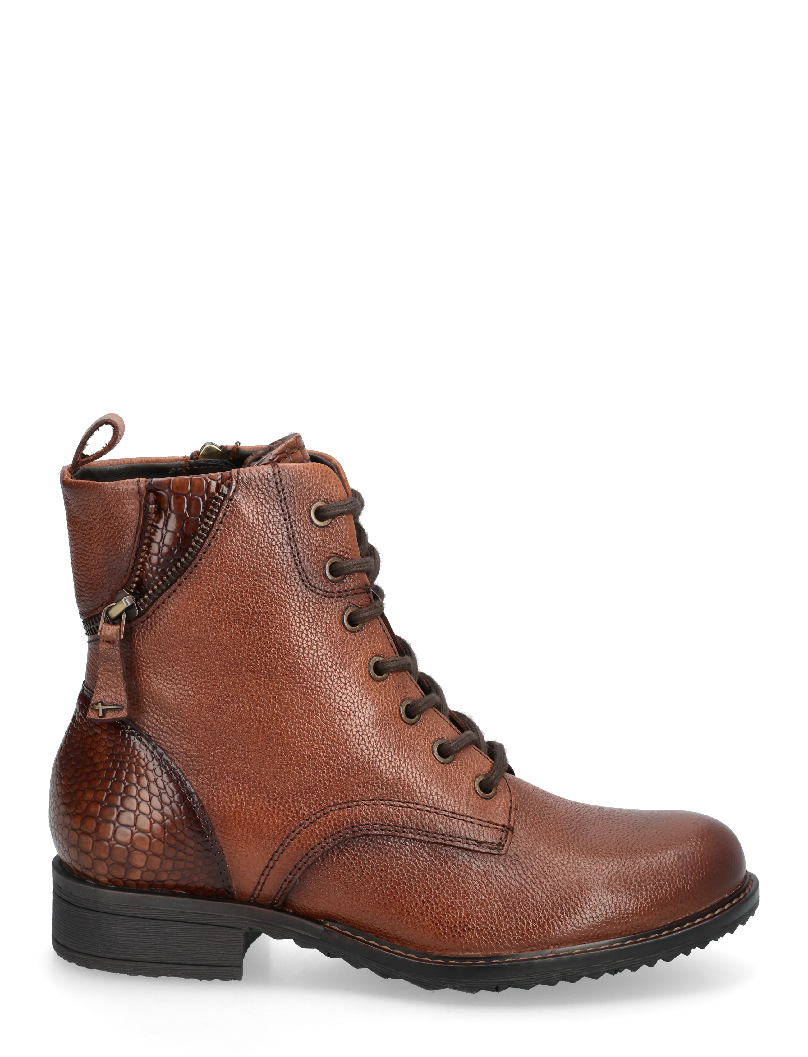 Tamaris - Women Boots - flade ankelstøvler - cognac - 1