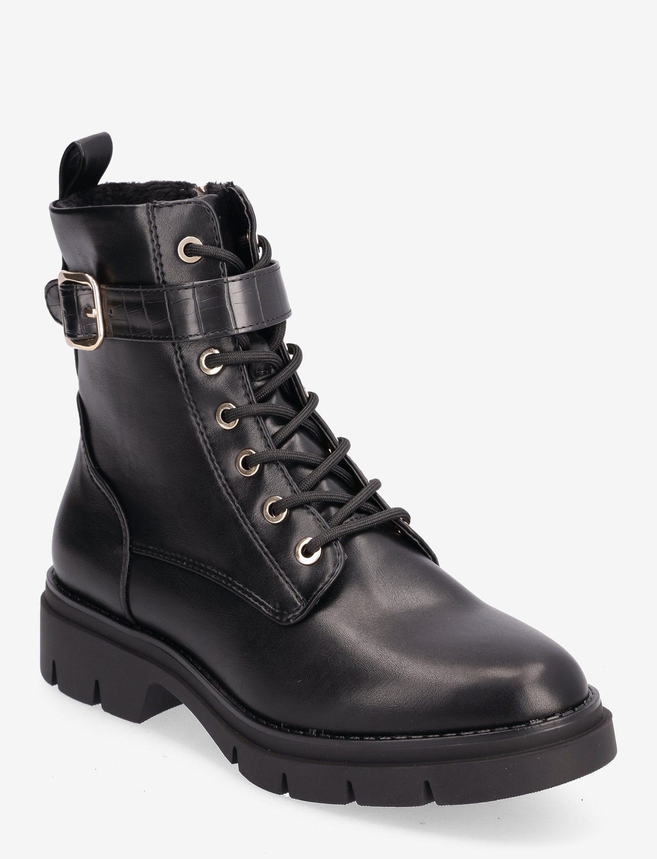 Tamaris - Women Boots - nauhalliset nilkkurit - black - 1