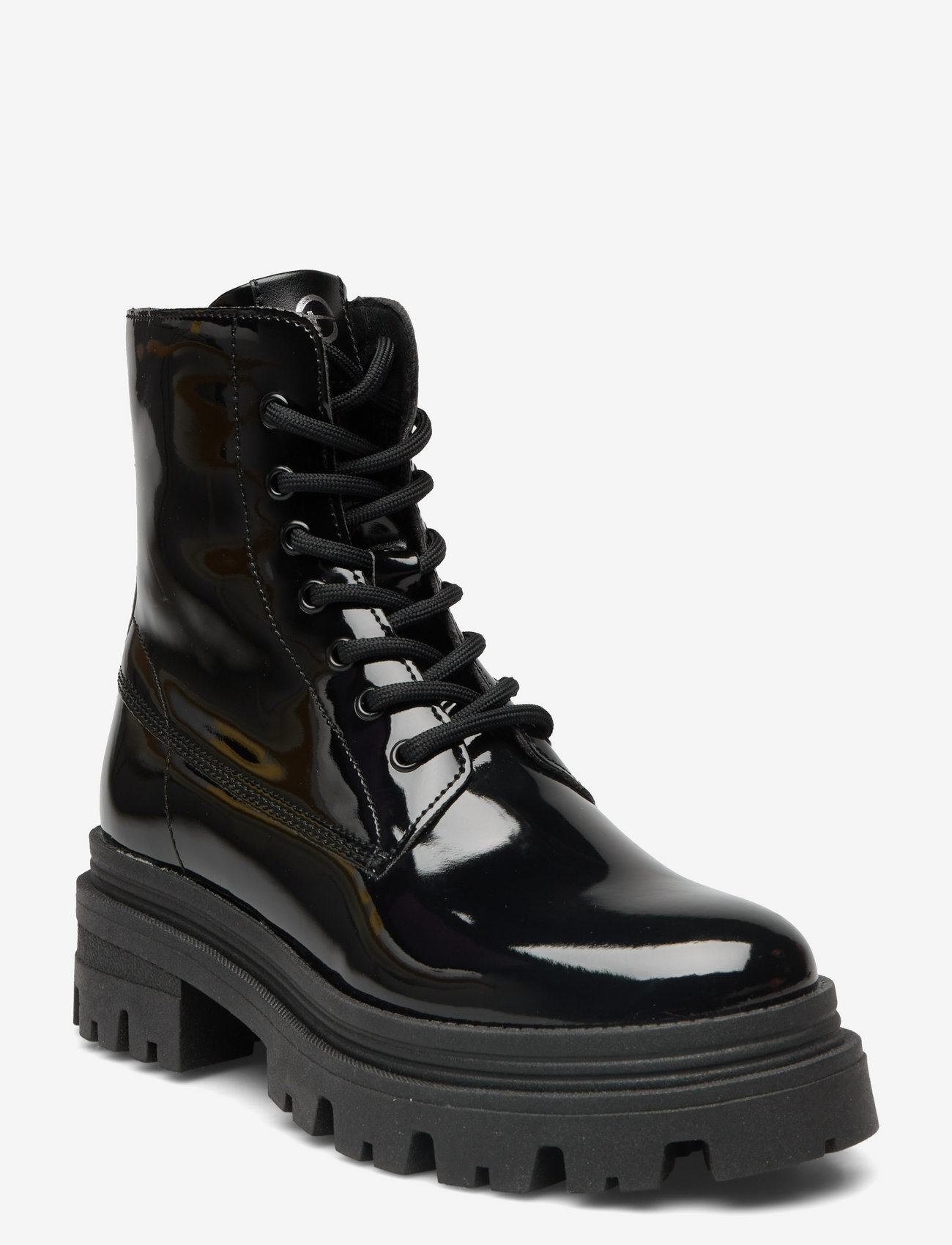 Tamaris - Women Boots - kängor - black patent - 1