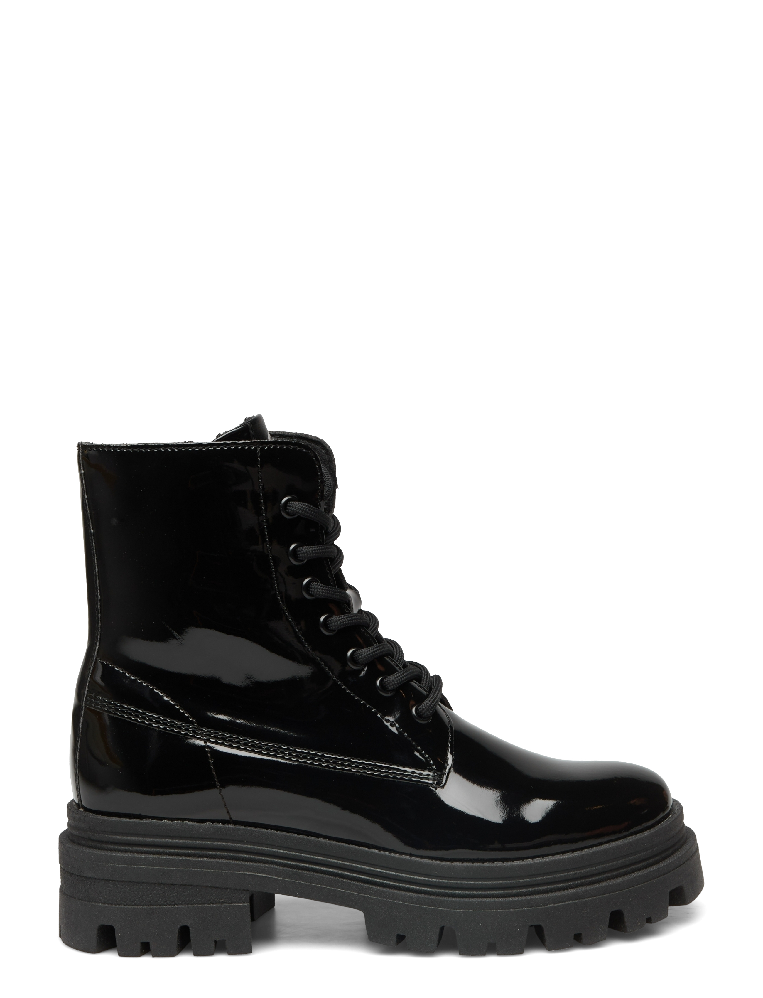 Tamaris - Women Boots - snørestøvler - black patent - 2