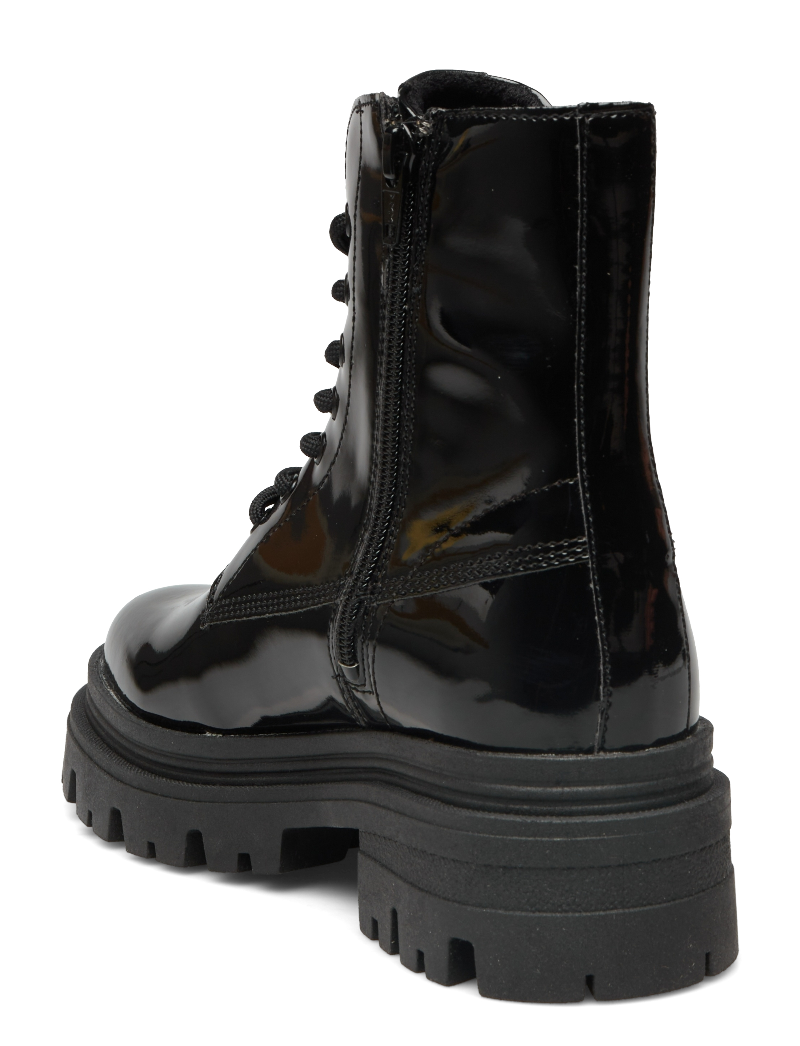 Tamaris - Women Boots - snørestøvler - black patent - 3
