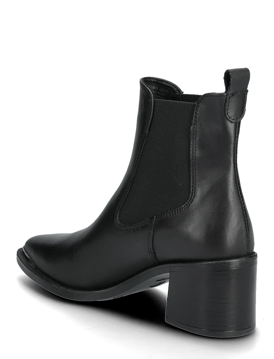 Tamaris - Women Boots - enkellaarsjes met hak - black leather - 2