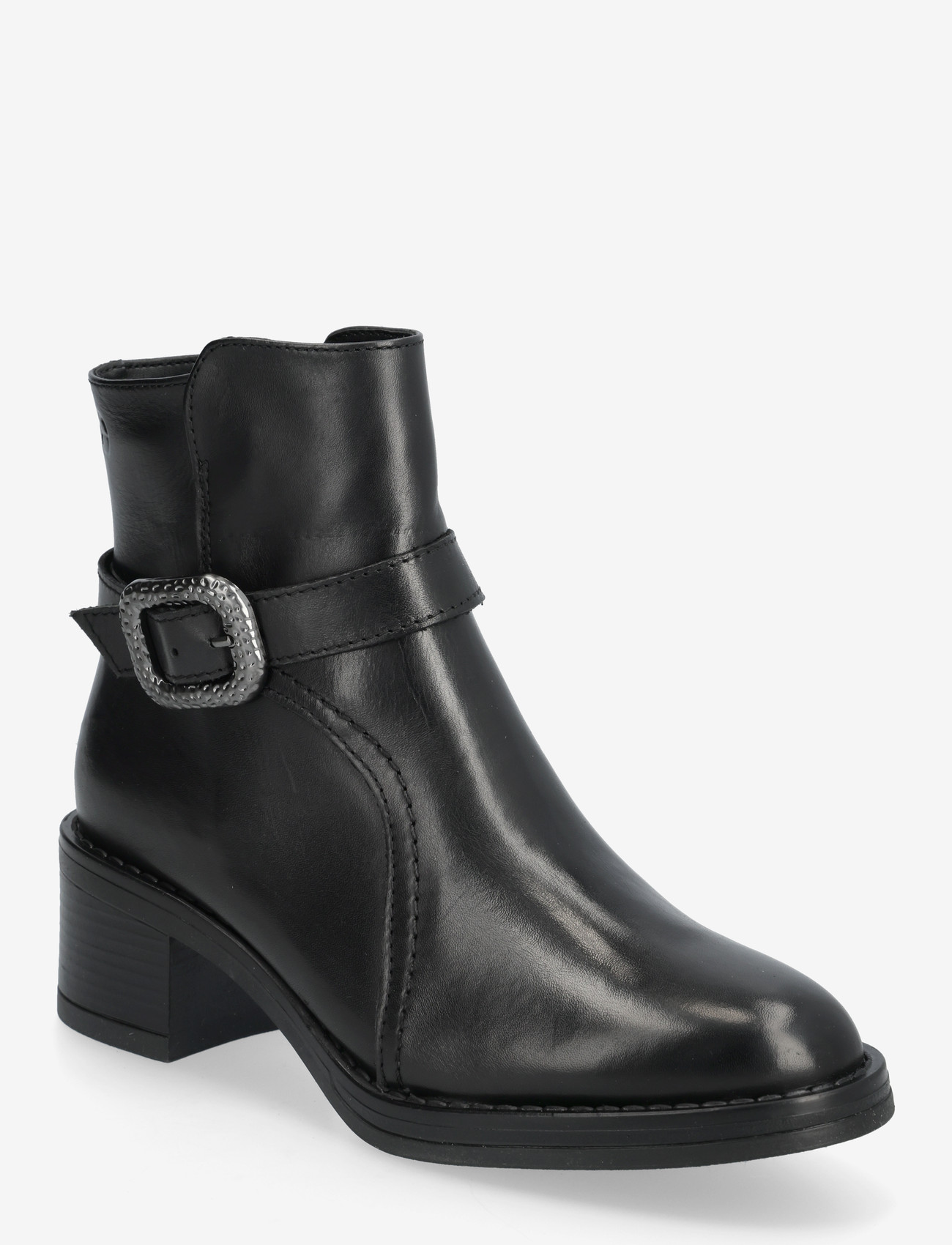 Tamaris - Women Boots - stiefeletten mit absatz - black leather - 0