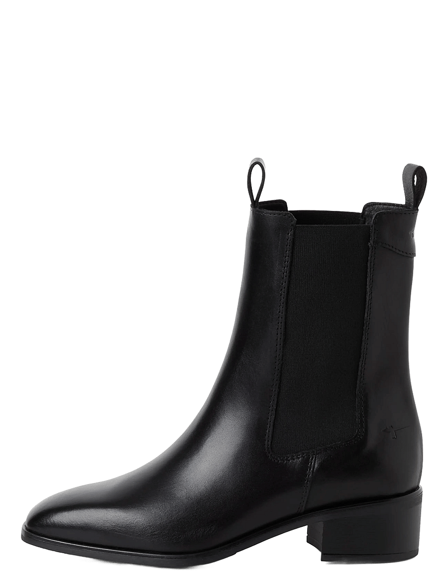 Tamaris - Women Boots - stövletter - black leather - 1