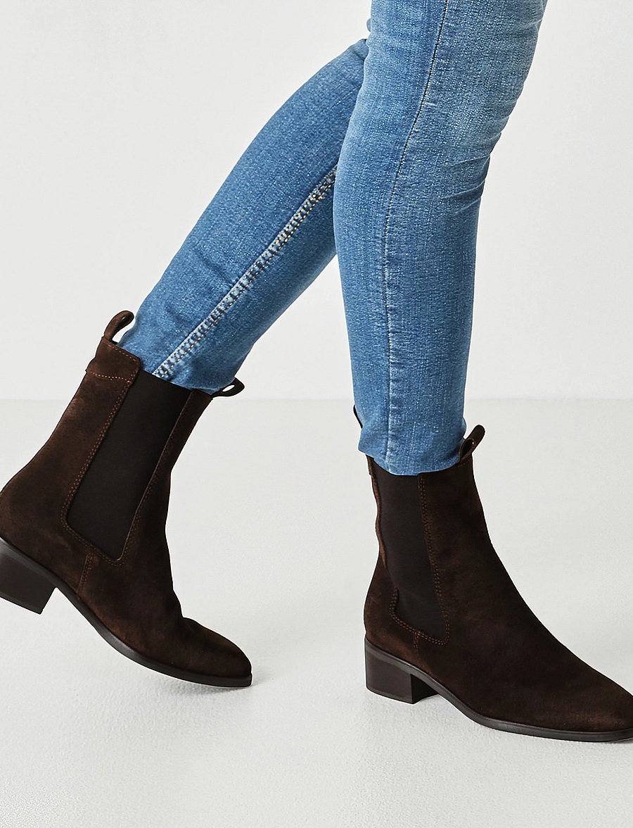 Tamaris - Women Boots - støvletter - mocca suede - 5
