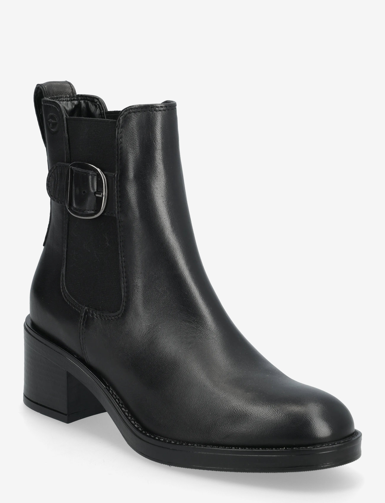 Tamaris - Women Boots - høj hæl - black leather - 0