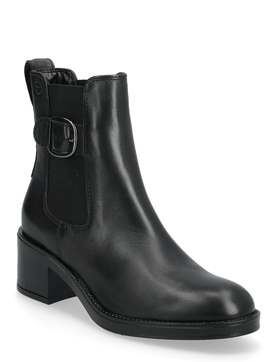 Tamaris - Women Boots - botki na obcasie - black leather - 0