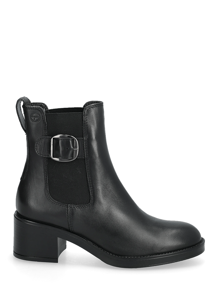 Tamaris - Women Boots - botki na obcasie - black leather - 1