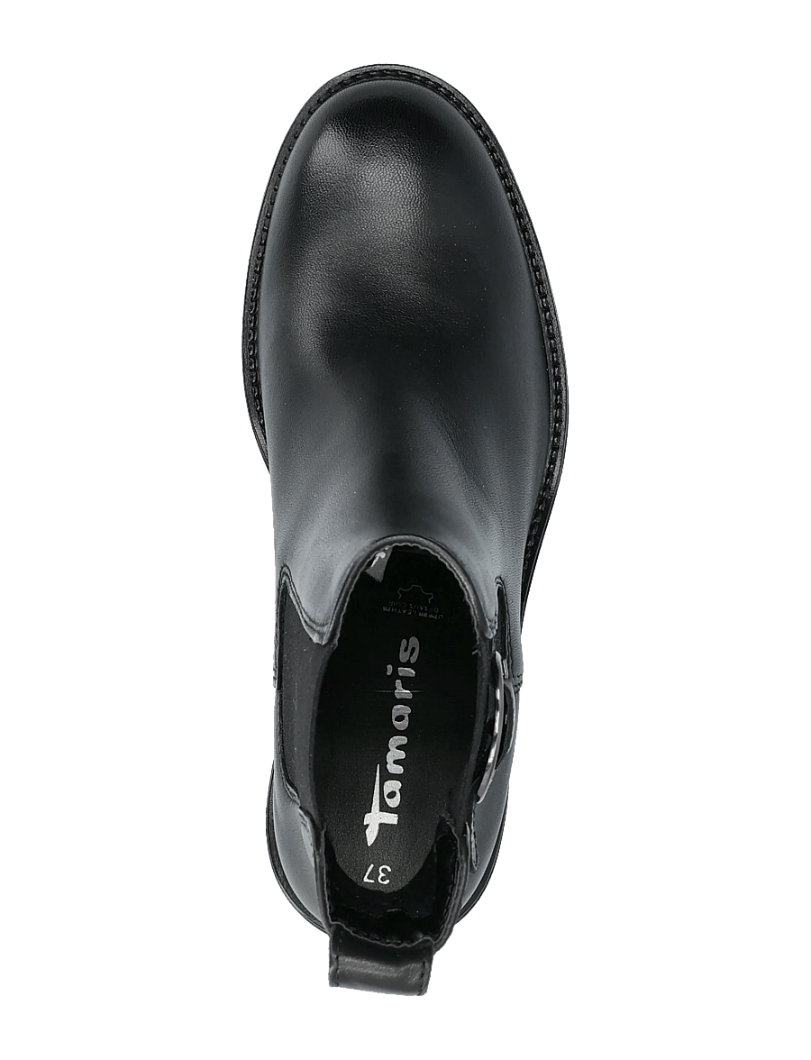 Tamaris - Women Boots - botki na obcasie - black leather - 3