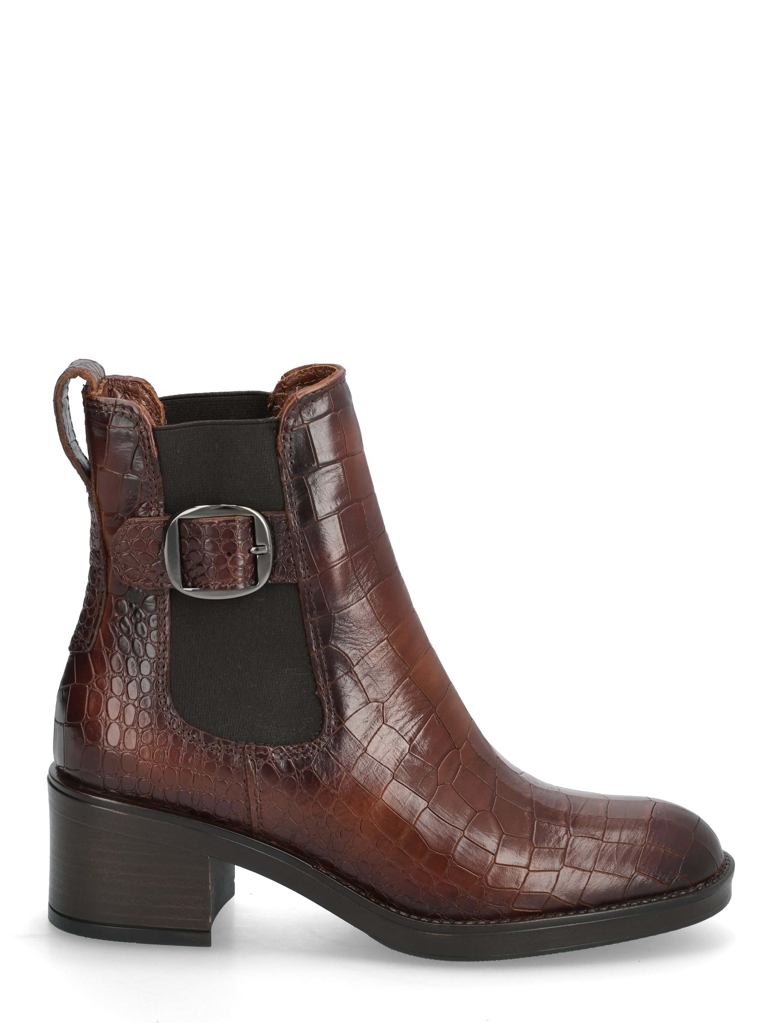 Tamaris - Women Boots - Öklastígvél með hæl - cognac croco - 1