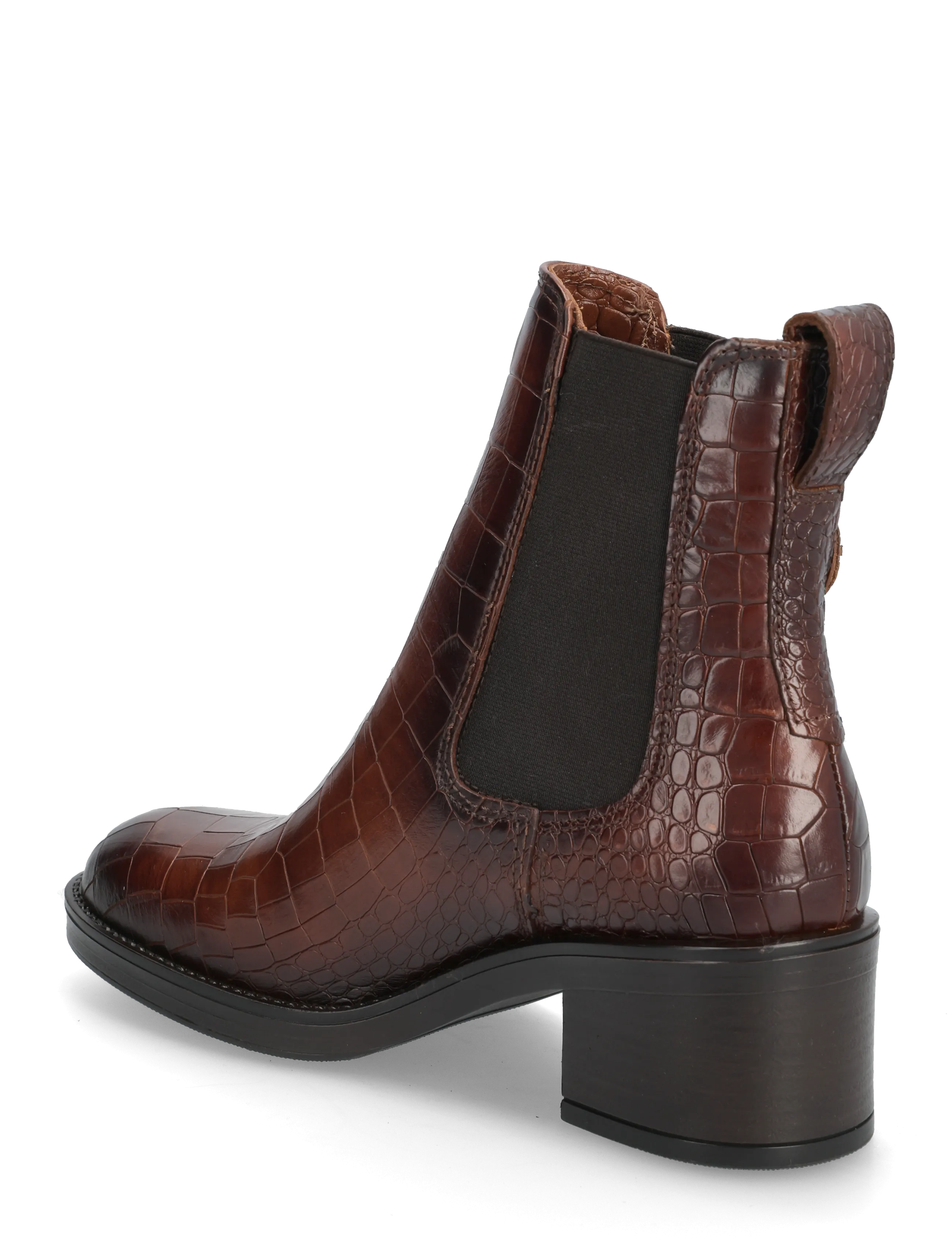 Tamaris - Women Boots - Öklastígvél með hæl - cognac croco - 2