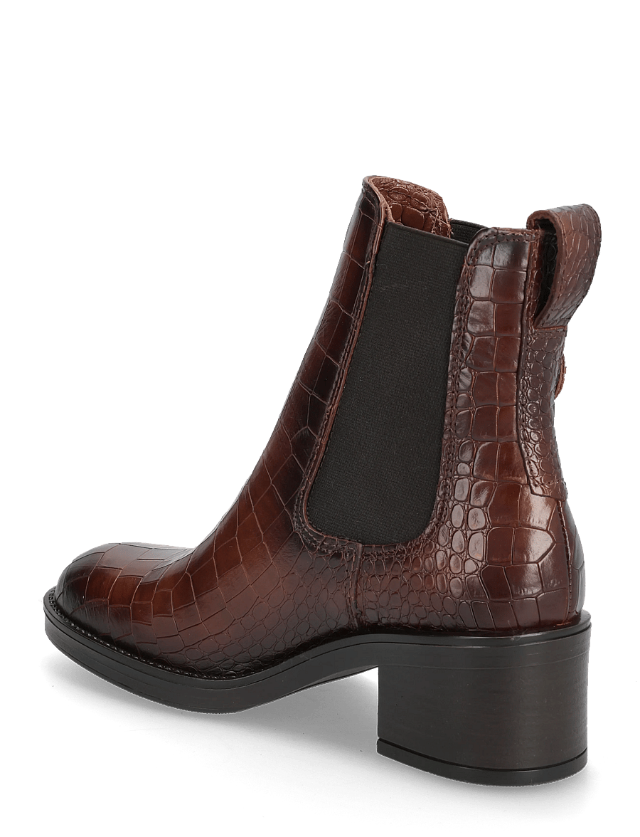 Tamaris - Women Boots - stiefeletten mit absatz - cognac croco - 2