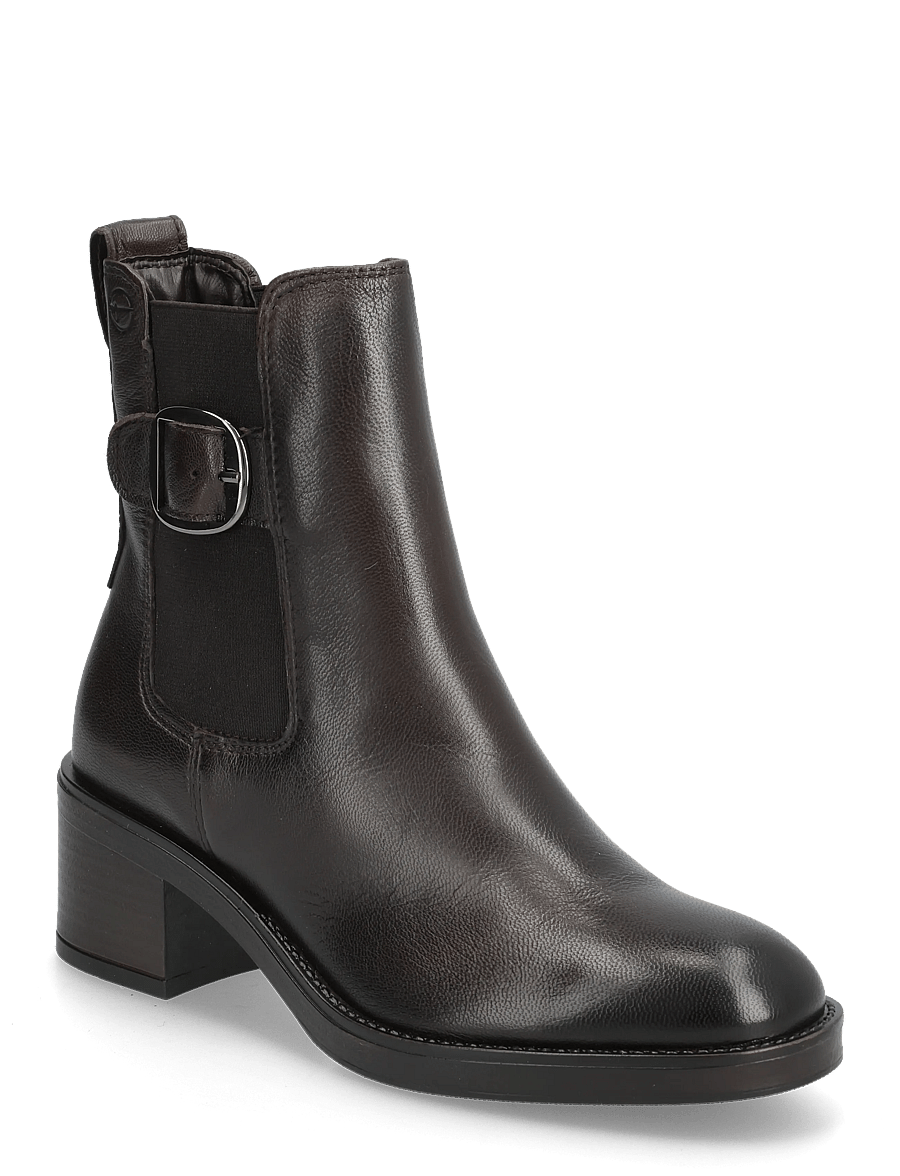 Tamaris - Women Boots - kontsaga poolsaapad - mocca structure - 0