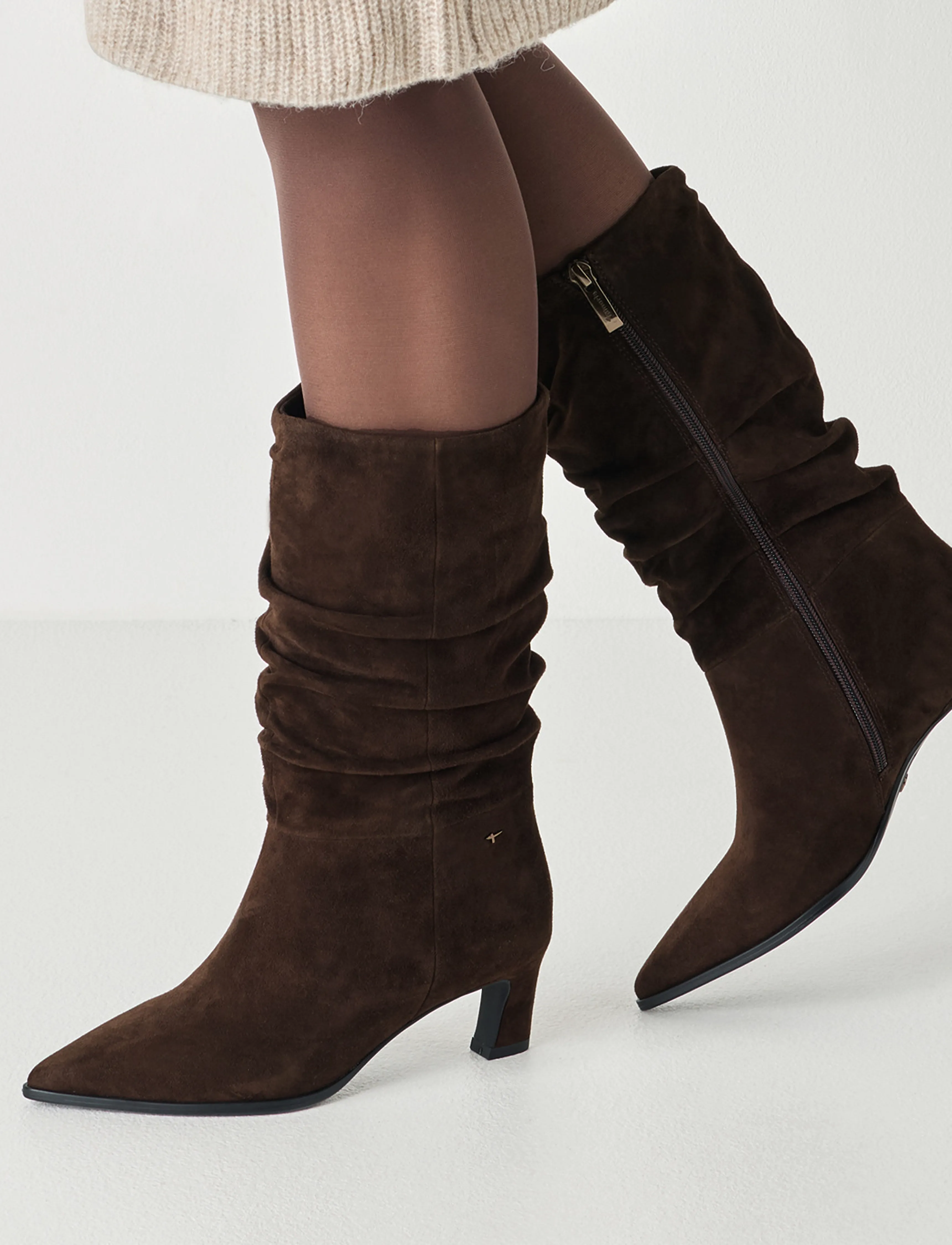 Tamaris - Women Boots - kniehohe stiefel - mocca - 5