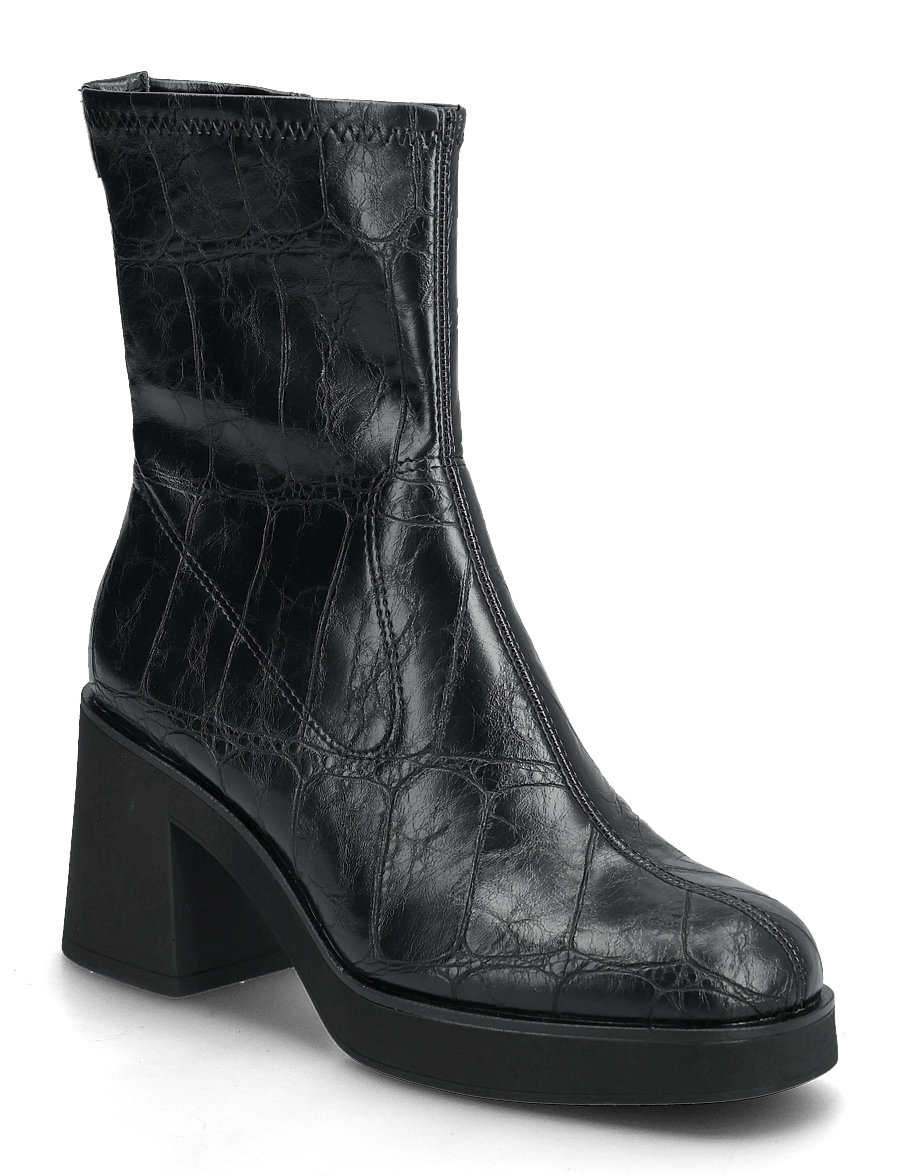 Tamaris - Women Boots - støvletter - black croco - 0