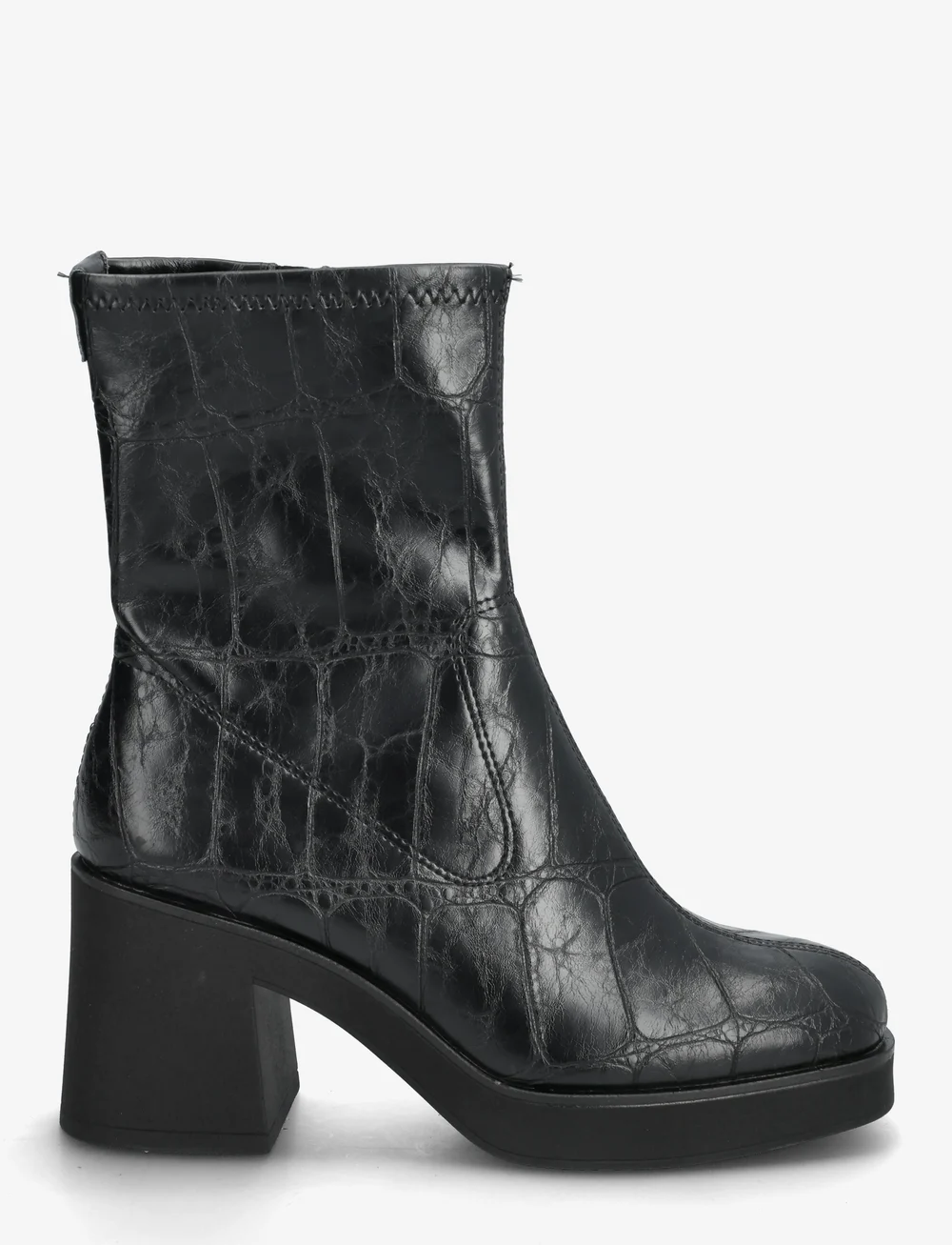 Tamaris - Women Boots - stövletter - black croco - 1