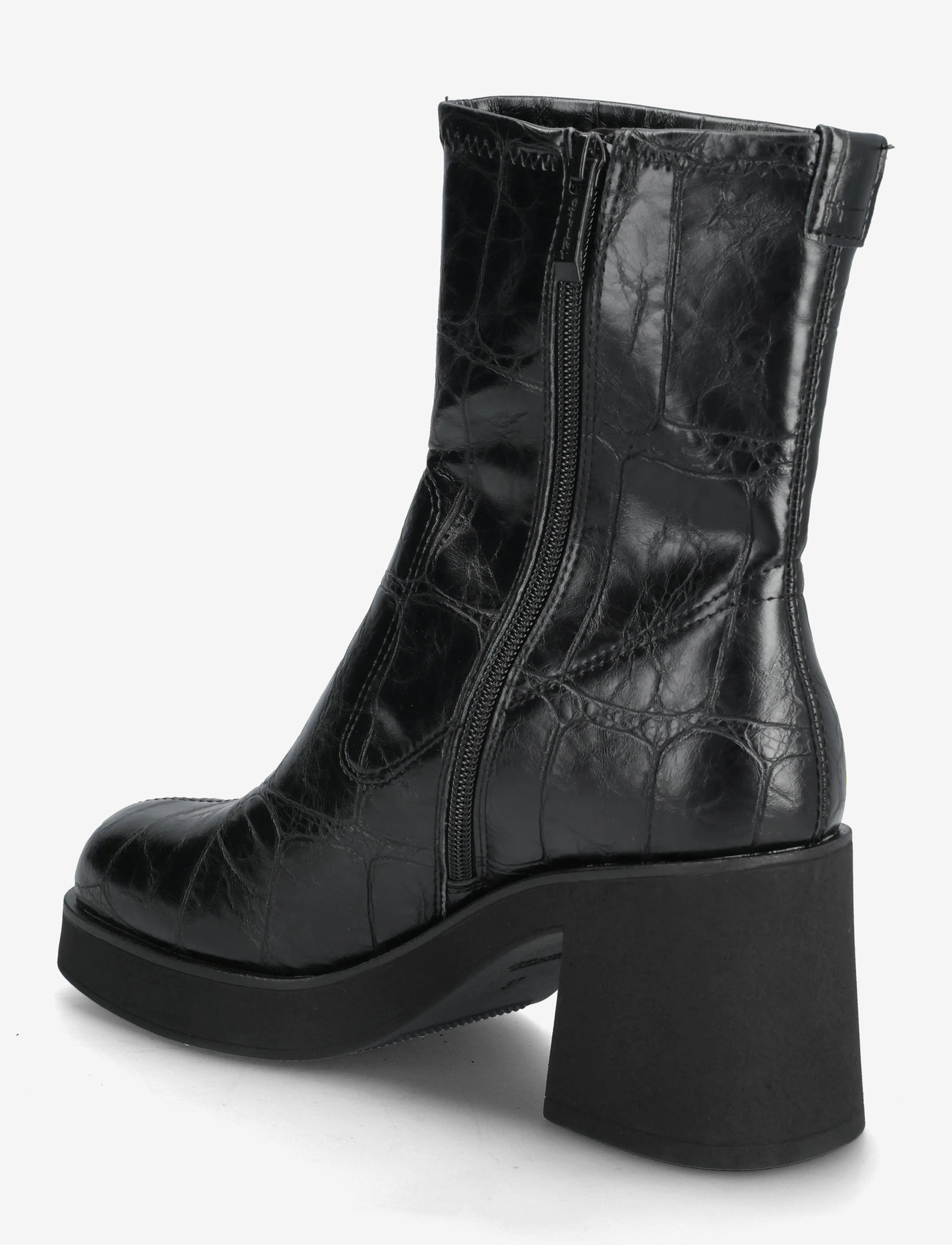 Tamaris - Women Boots - stövletter - black croco - 2