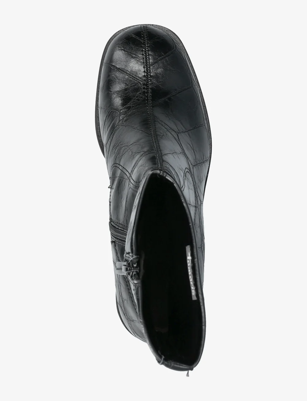 Tamaris - Women Boots - stövletter - black croco - 3