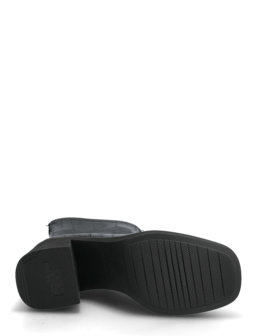 Tamaris - Women Boots - støvletter - black croco - 4
