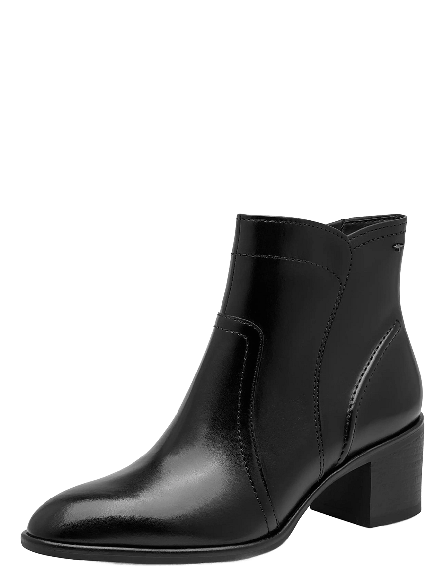 Tamaris - Women Boots - støvletter - black leather - 0