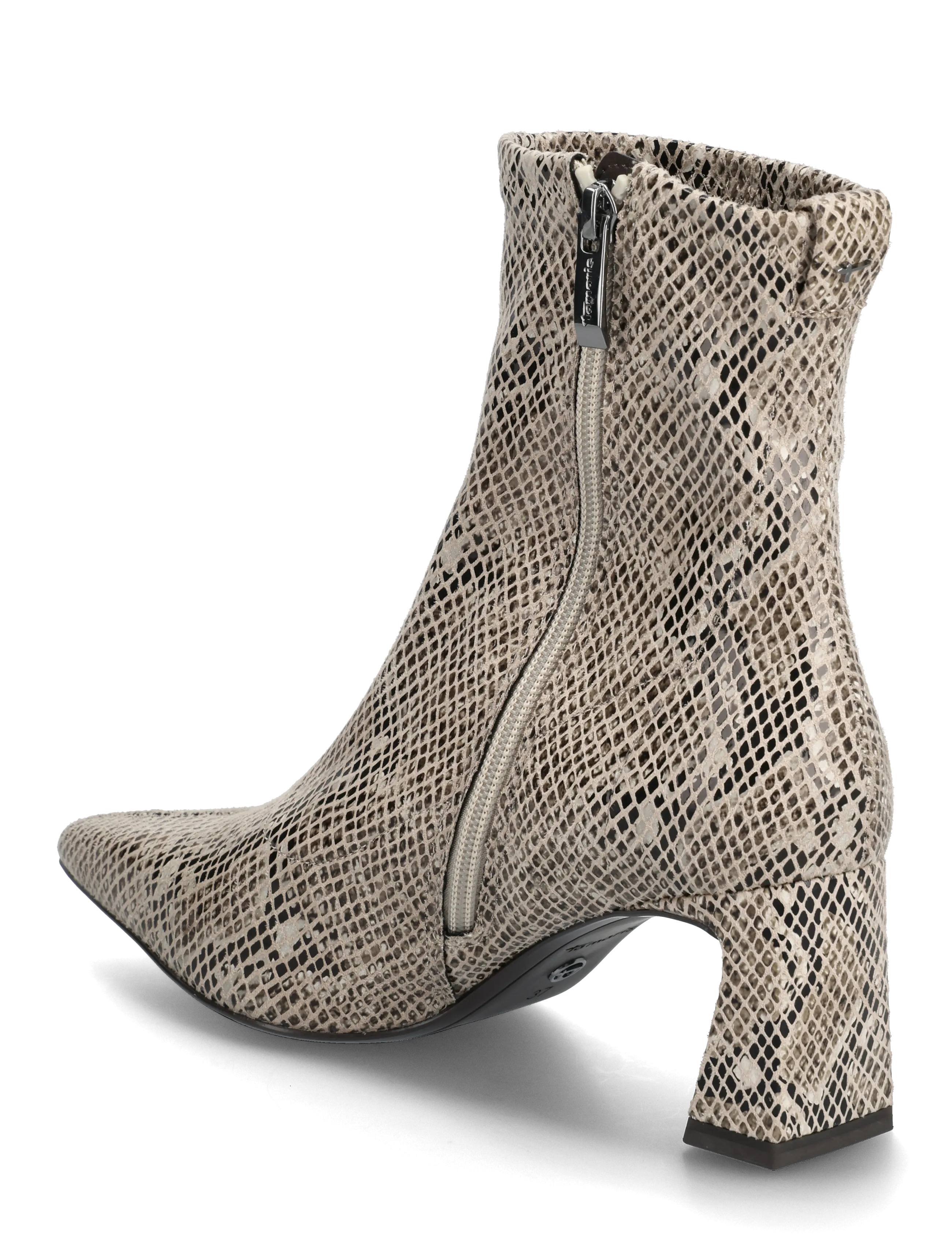 Tamaris - Women Boots - heeled ankle boots - beige snake - 2