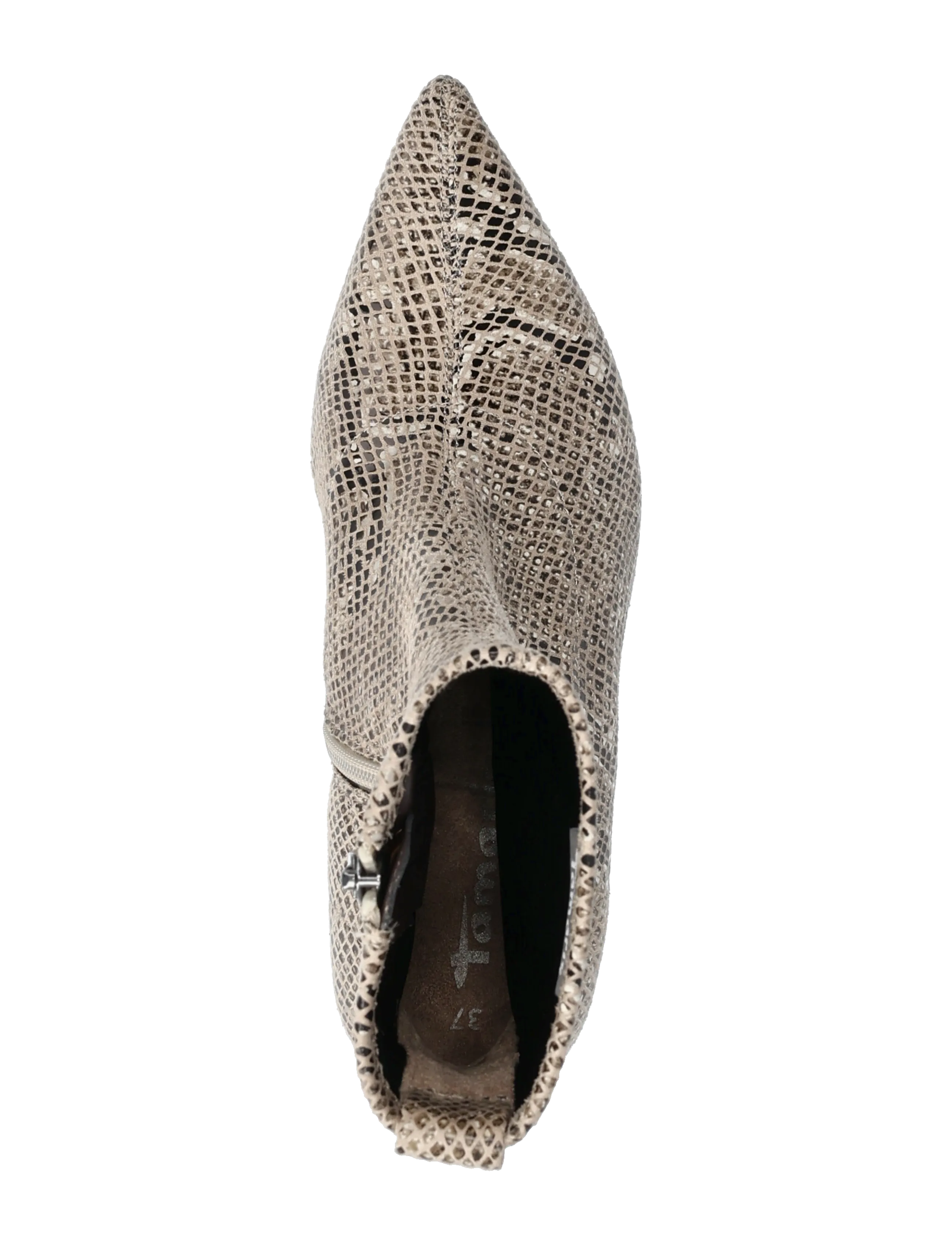 Tamaris - Women Boots - heeled ankle boots - beige snake - 3
