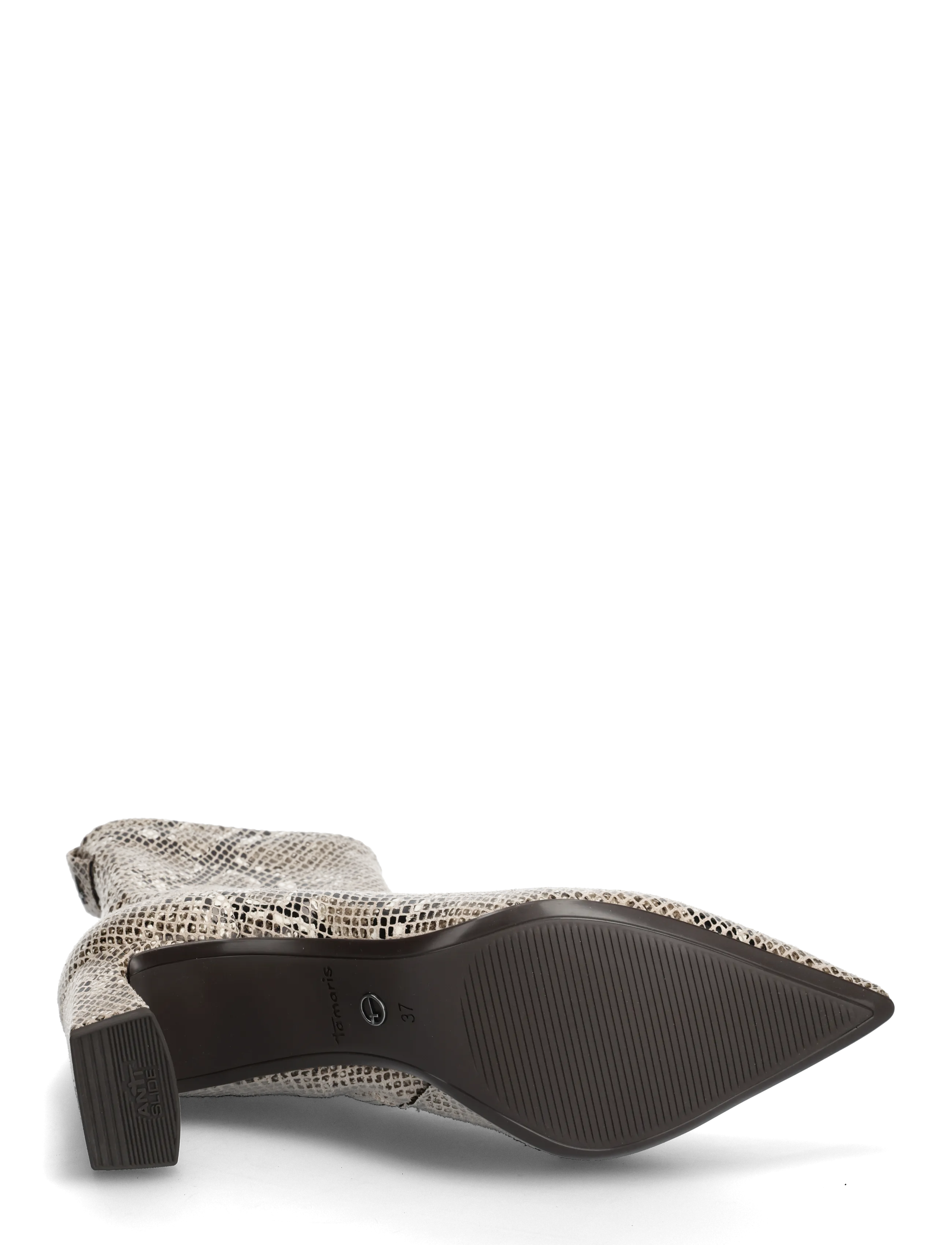 Tamaris - Women Boots - heeled ankle boots - beige snake - 4