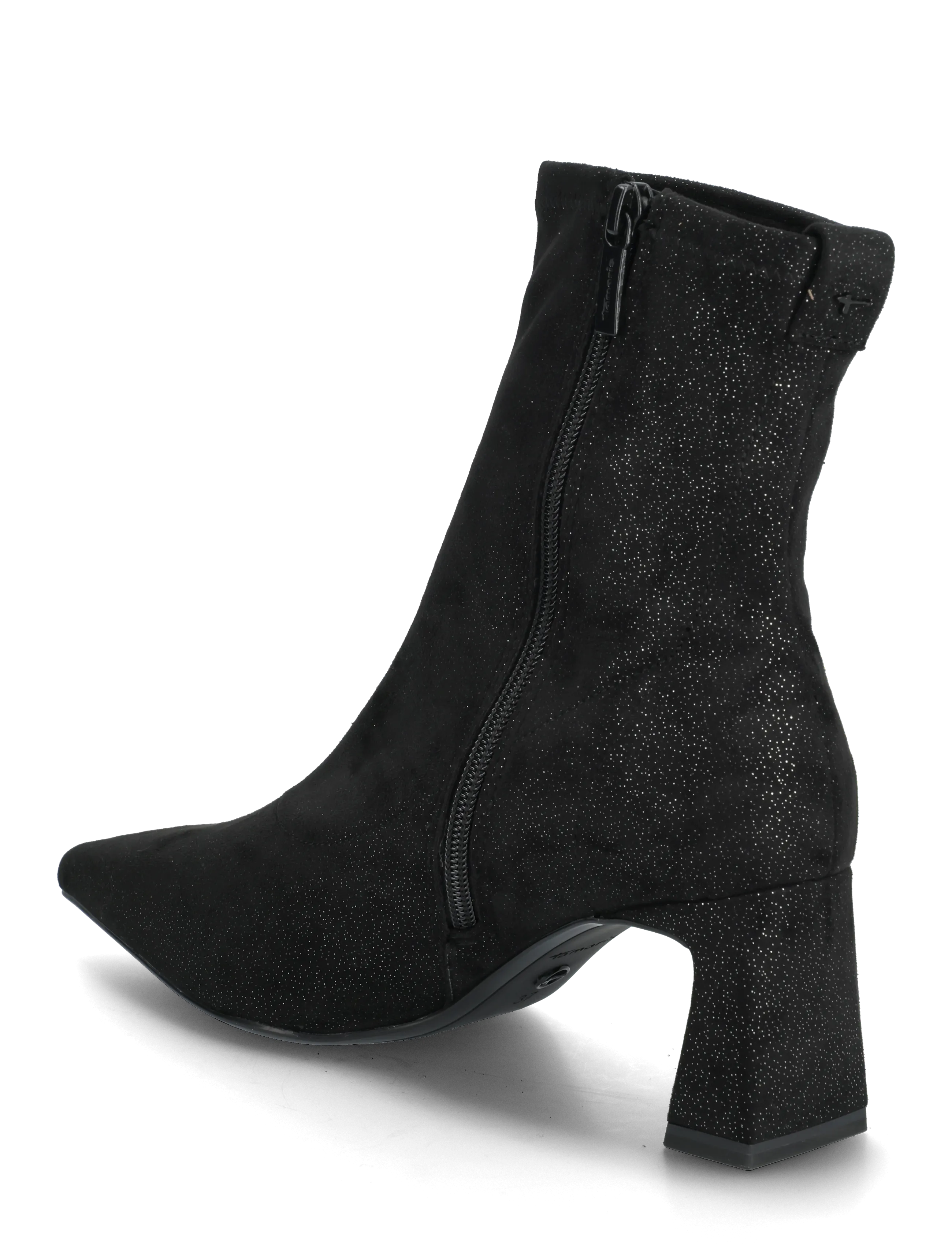 Tamaris - Women Boots - kontsaga poolsaapad - black struct. - 2