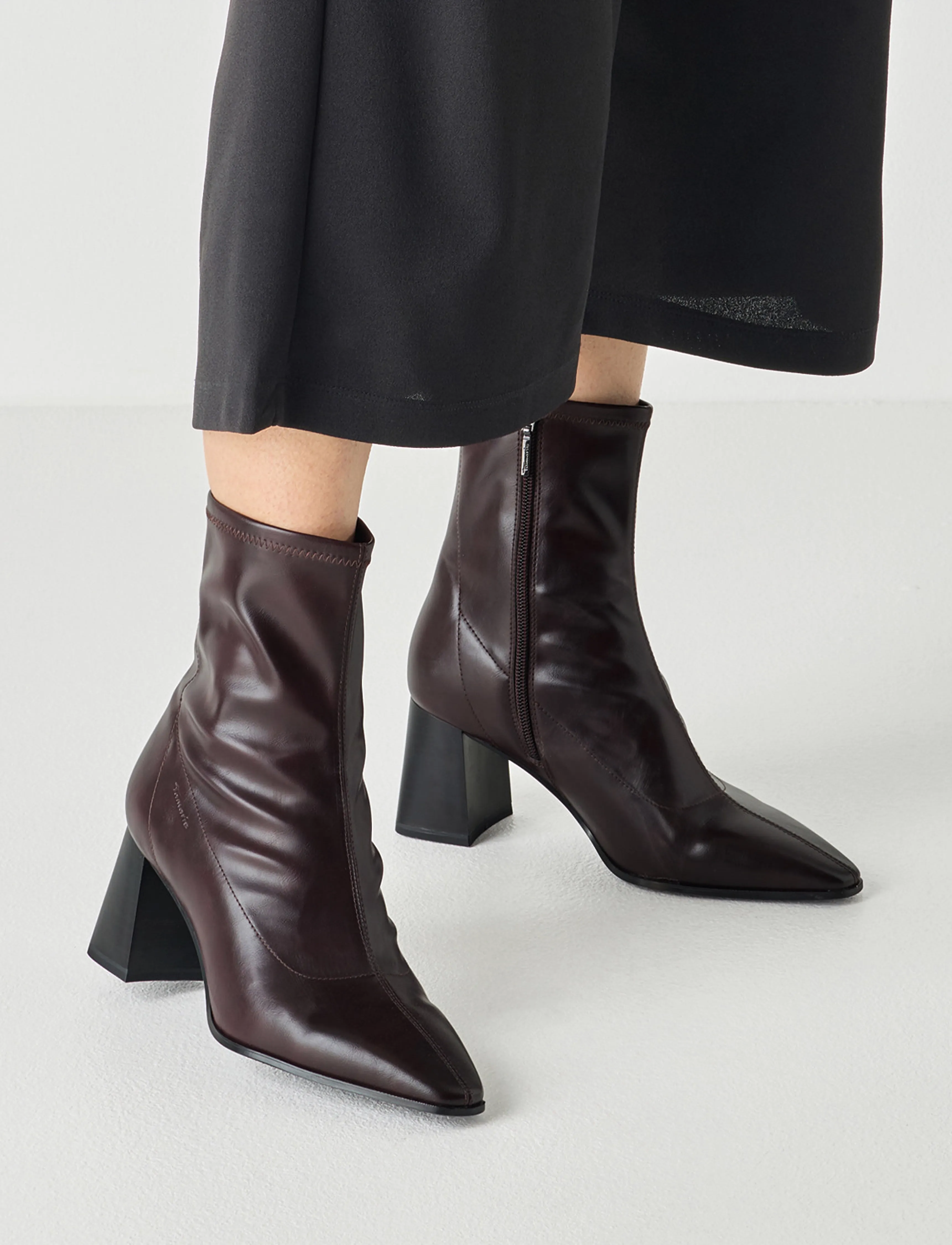 Tamaris - Women Boots - stiefeletten mit absatz - burgundy - 5