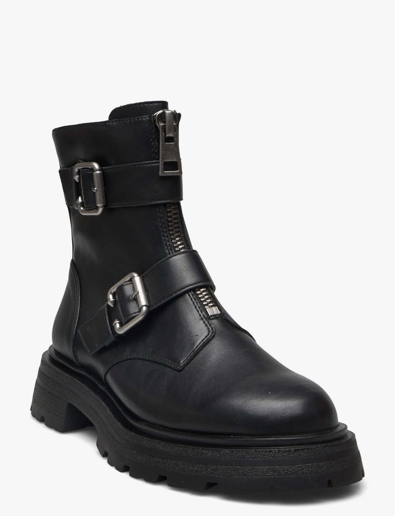 Tamaris - Women Boots - lygiapadžiai aulinukai iki kulkšnių - black matt - 0
