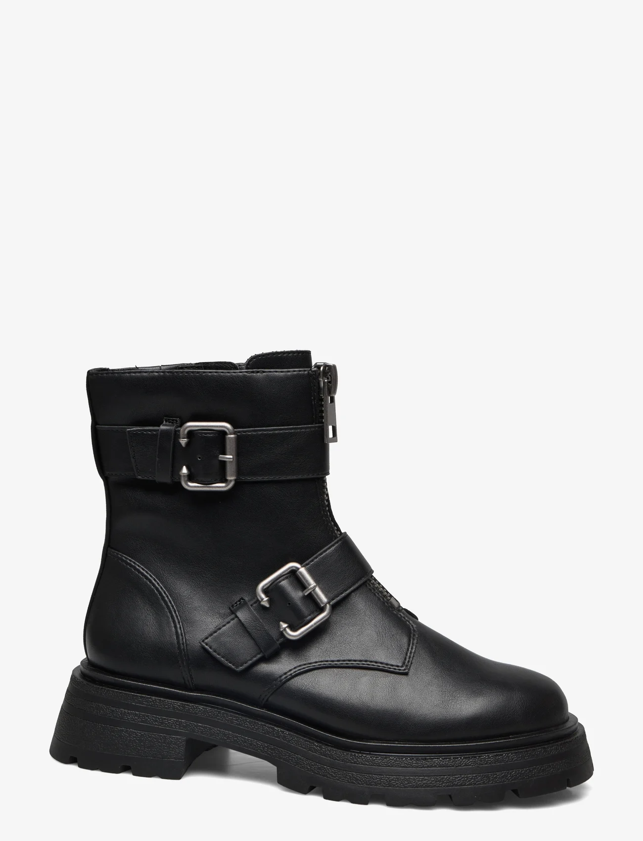 Tamaris - Women Boots - lygiapadžiai aulinukai iki kulkšnių - black matt - 1