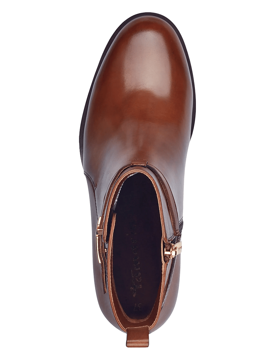 Tamaris - Women Boots - stiefeletten mit absatz - cognac - 5