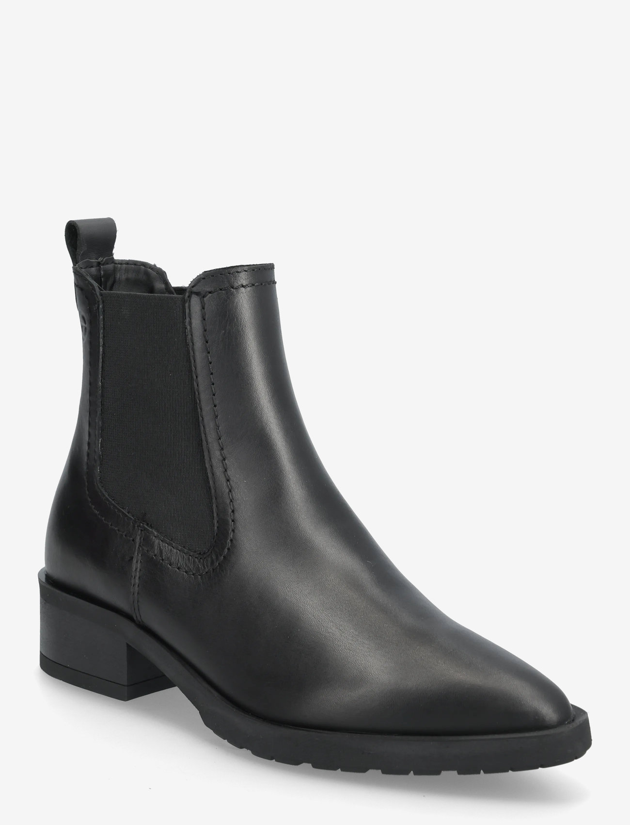 Tamaris - Women Boots - platta ankelboots - black leather - 0