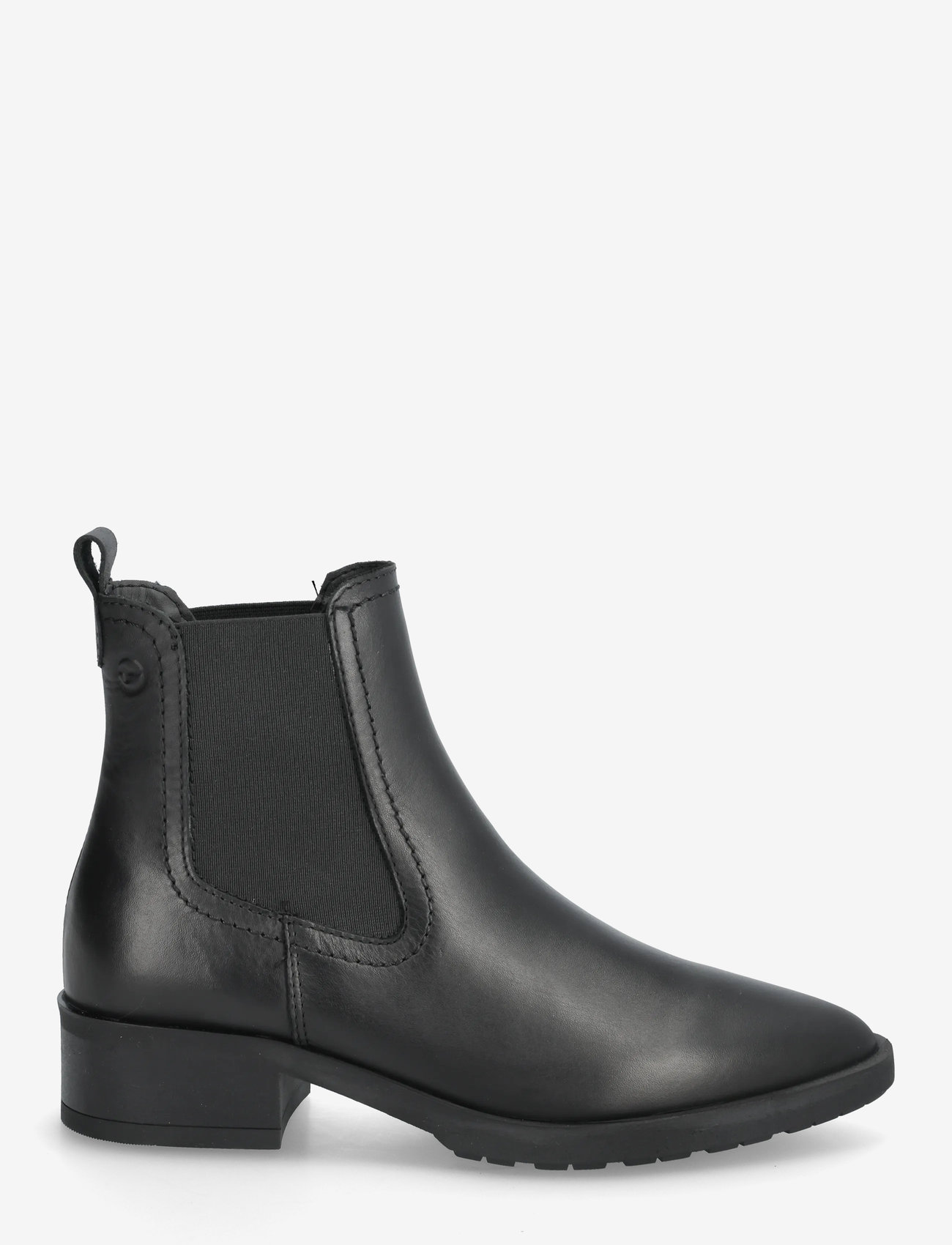 Tamaris - Women Boots - platta ankelboots - black leather - 1