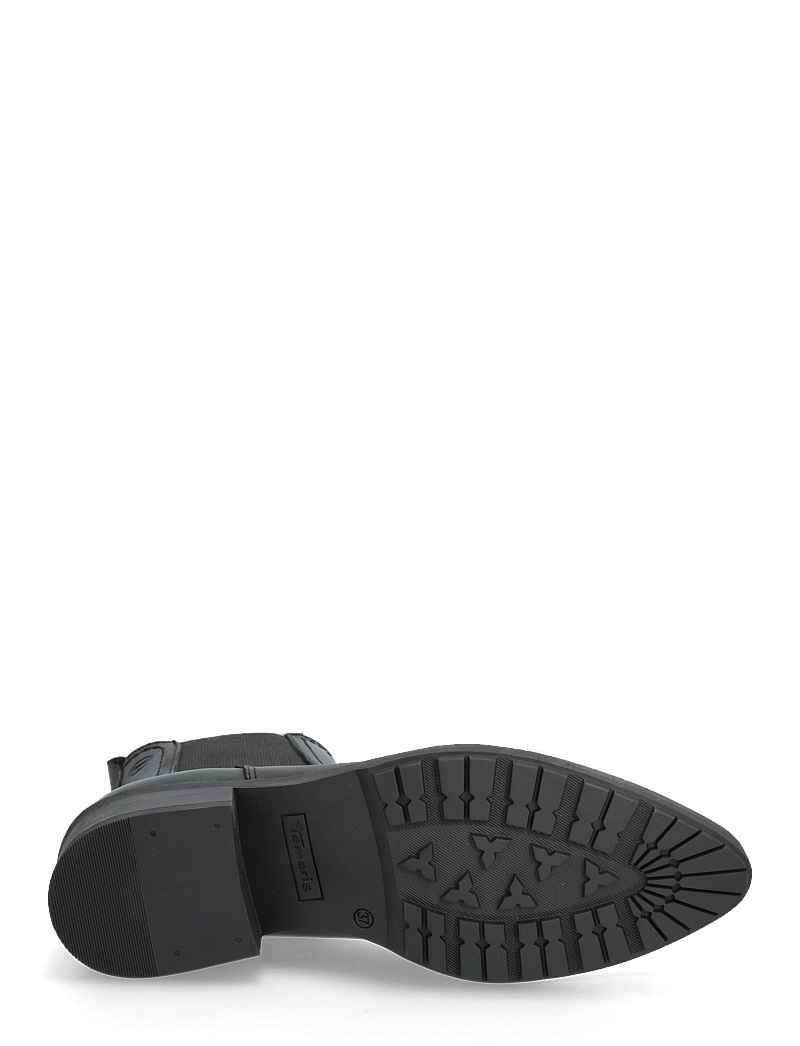 Tamaris - Women Boots - platta ankelboots - black leather - 4