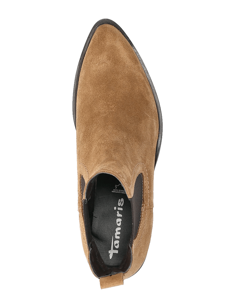 Tamaris - Women Boots - platta ankelboots - cognac - 3