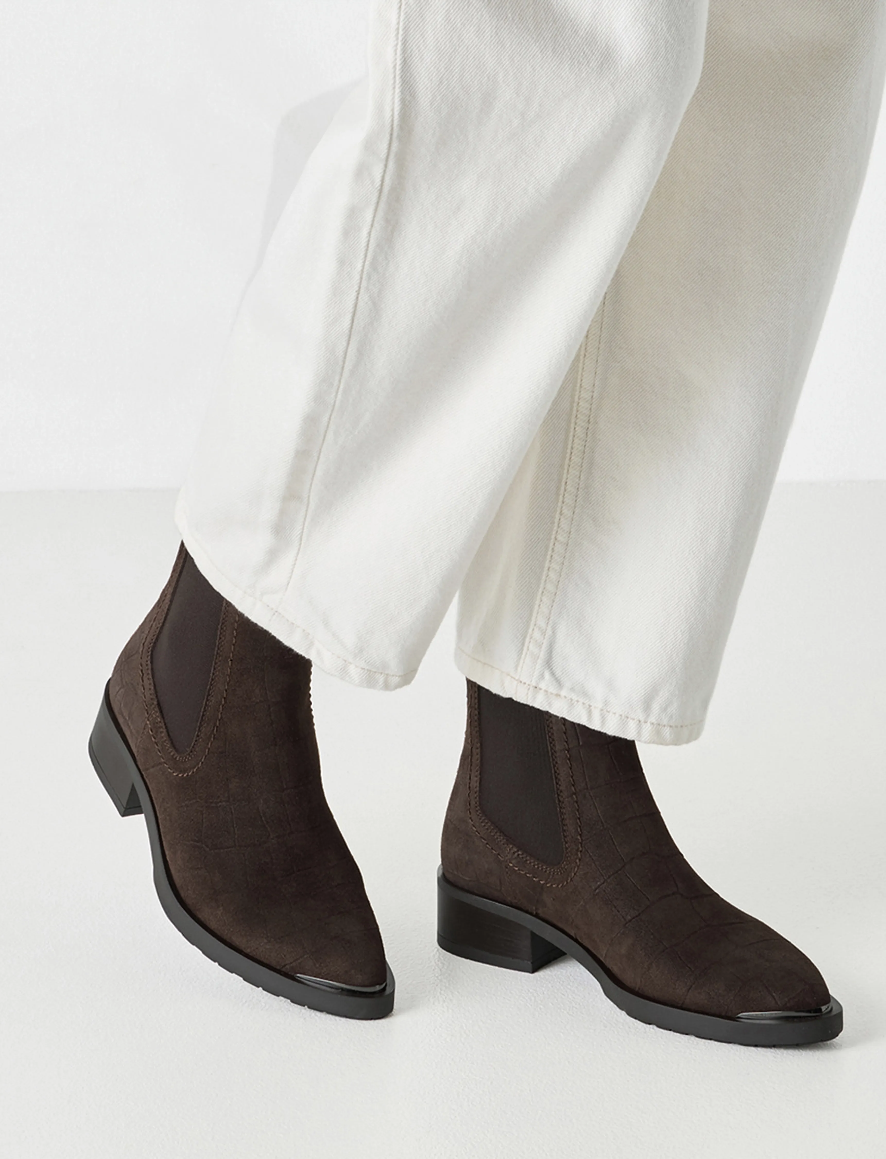 Tamaris - Women Boots - flade ankelstøvler - mocca structure - 5