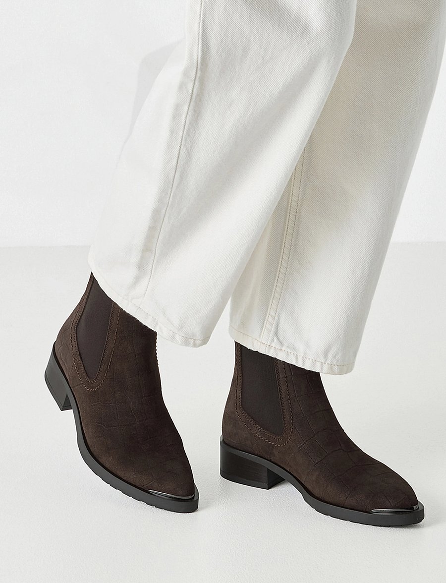Tamaris - Women Boots - flade ankelstøvler - mocca structure - 5