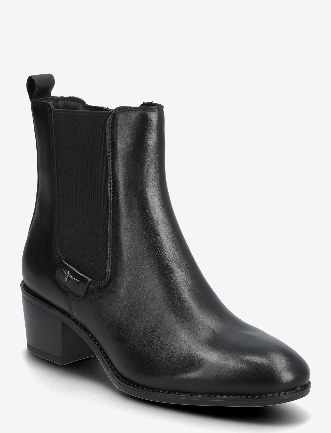 Tamaris - Women Boots - heeled ankle boots - black leather - 0