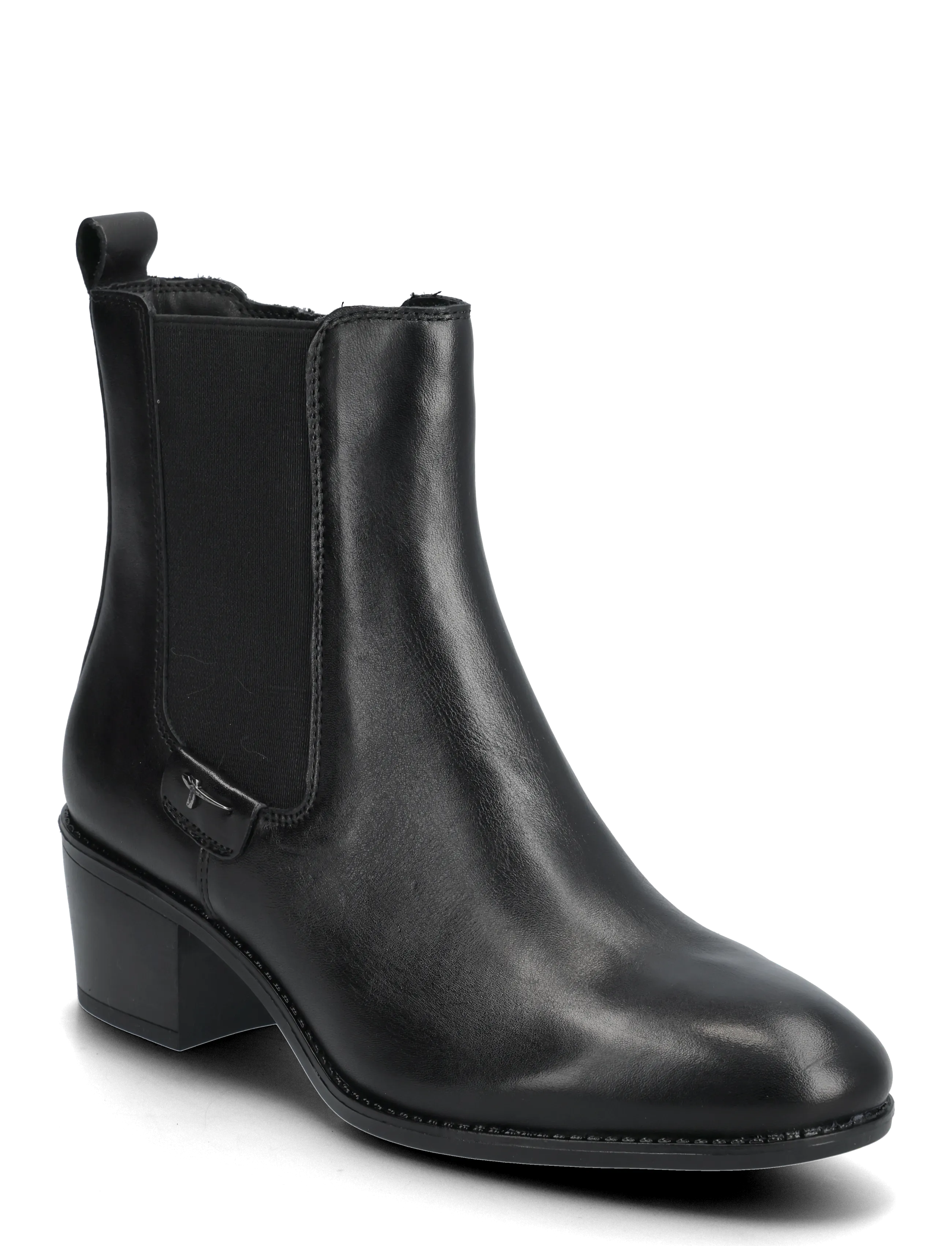 Tamaris Women Boots - Ankelboots - BLACK LEATHER / white