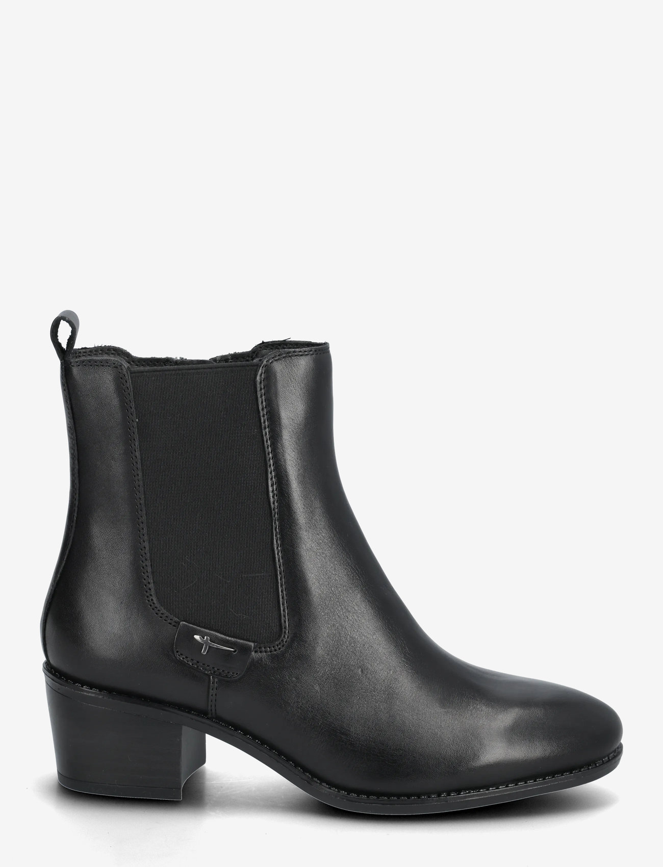 Tamaris - Women Boots - heeled ankle boots - black leather - 1